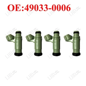 4x Inyectores de combustible 49033-0006 para Kawasaki 2004-2006 Ninja ZX6RR ZX6R- - Imagen 1 de 3