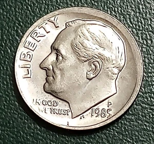 ERROR COIN DIME BROADSTRUCK Collection #974 - Picture 1 of 7