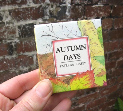 1984 Autumn Days- Patricia Casey Rare Miniature Book Childrens - Image 1 of 4