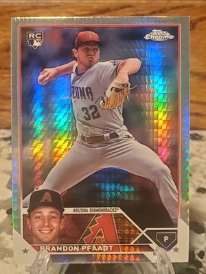2023 Topps Chrome Update Series - Brandon Pfaadt #USC156 Prism Refractor Rookie  - Image 1 of 2