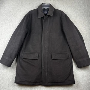 Brooks Brothers 346 Coat Mens Medium Wool Cashmere Zip Button Quilted Lined - Picture 1 of 12