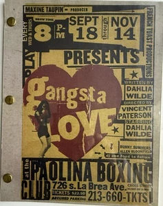 Gangsta Love Skript von Dahlia Wilde – gebundenes Exemplar, WGA registriert – Alan Johnson - Bild 1 von 3