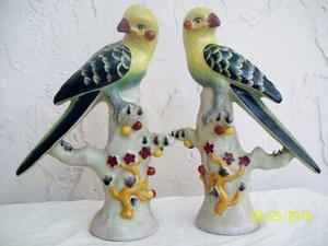 ANTIGUAS ESTATUAS DE AVES DE PORCELANA CHINA MARCADAS DINASTÍA - Imagen 1 de 12