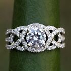Diamond Engagement Ring IGI GIA Lab Created Round Cut 950 Platinum 1.05 Carat