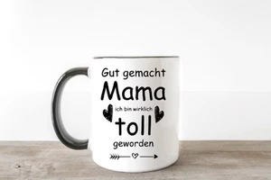 Gut gemacht Mama Kaffee Tasse Muttertag toll Beste Mama Geschenk Mütter Mama Ma - Bild 1 von 3