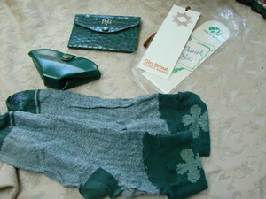 Kit de costura monedero vintage años 60 niña exploradora marcadores años 90 LOTE GSA - Imagen 1 de 8