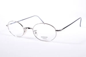 Kookai Azilien JV349 Silver Oval Full Rim vintage Women’s new glasses with Clea - Picture 1 of 4