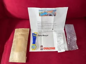 Captain Midnight Watch Secret Squadron 1980's OVALTINE Mail-In w/original letter - Picture 1 of 6