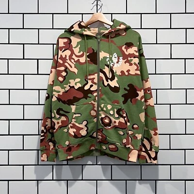 ICECREAM CREMALLERA A TRAVÉS SUDADERA CON CAPUCHA CAMUFLAJE MULTIMILLONARIO NIÑOS CLUB BBC HELADO Foto 1 de 4