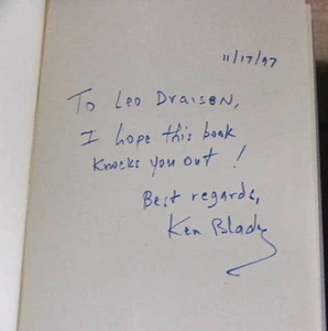 The Jewish Boxer's Hall of Fame by Ken Blady (1988, Hardcover) Signed 1st ed. DJ - Picture 1 of 6