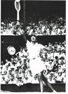 Unused Reprint Post Card "Althea Gibson, Tennis Champion" 4" x 6"