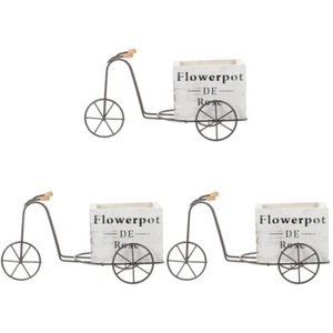 3 PCS Eukalyptus Fahrradständer Blumenständer Im Fahrrad-Look - Bild 1 von 12