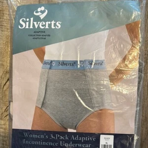 SILVERTS Adaptive Inkontinenzunterwäsche Damen - Grau - Größe XL - Bild 1 von 10