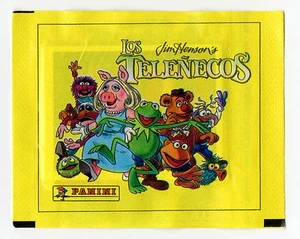 Panini Spanish Jim Henson Muppets ungeöffnet Sticker Pack Paket um 1995 - Bild 1 von 2
