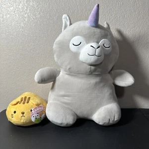 Greenbrier Bear Unicorn Soft And Squishable 14" and Kawaii Series Cat 8" - Picture 1 of 11