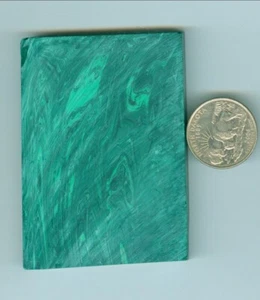 66 Gram Block Malachite slab Stabilized Block malachite Knife Handles - Picture 1 of 1