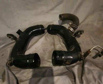 90-96 NISSAN 300ZX TWIN TURBO TT OEM TUBOS DE ADMISIÓN DE METAL DEBAJO DEL FARO DIESTRO Y DERECHO Foto 1 de 3