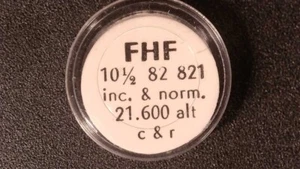 Bilanciere Completo Orologio FHF 82 - 821 Anulare - Foto 1 di 1