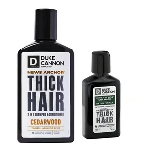 Duke Cannon Cedarwood  News Anchor  Shampoo/Conditioner + Trial of Tea Tree - Afbeelding 1 van 1