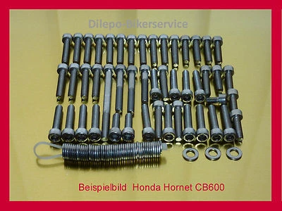 V2A Edelstahl Schrauben Motorschrauben für Honda Hornet CB600 / CB900 / CBF600 - Imagem 1 de 2