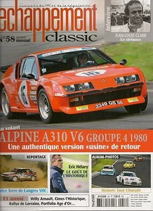 AUSPUFF CLASSIC 58 ALPINE A310 V6 GR4 268PS JEAN LOUIS CLARR WILLY ARNAULT - Bild 1 von 2