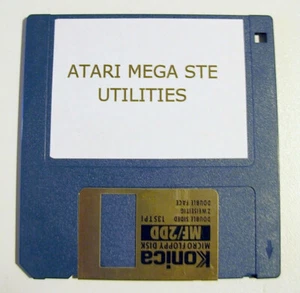 ATARI MEGA STE Utilities floppy disk AHDI / Control Panel / 8-16 Mhz switch... - Picture 1 of 3