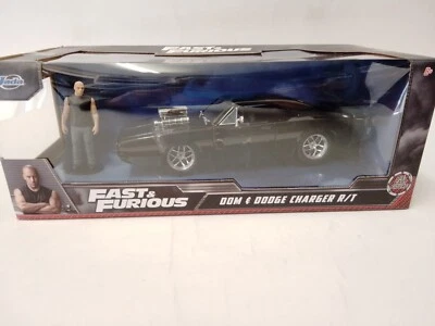 Jada Toys Dom's Dodge Charger 1970 Fast & Furious + figurine 1/24 253205000 - Immagine 1 di 2