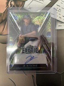 2023 Leaf Exotic JR Ritchie Peacock Kaleidoscope Auto 4/6 Rookie #BA-JRR