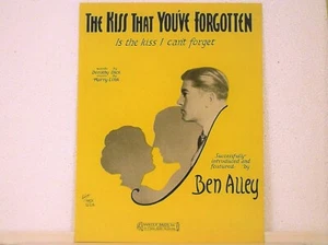 NOTEN (Vintage) "THE KISS THAT YOU'VE FORGET" (1931) *10/10* -TOP- - Bild 1 von 2