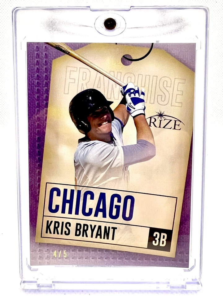 2014 Leaf Rize 4/5 Kris Bryant Rookie - Image 1 of 2