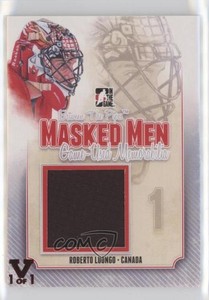 2013-14 ITG Between the Pipes Silver Vault Ruby 1/1 Roberto Luongo #MMM-RL1 HOF