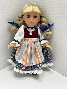 Muñeca Schneider Girl Original Rubia Trenzas y Arcos Ojos Dormidos 6.5 Pulgadas Alto - Imagen 1 de 8