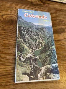 Mapa vintage; colorido Colorado 1971 - Imagen 1 de 2