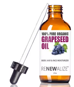 ORGANIC GRAPE SEED OIL Anti-Aging Moisturizer - Facial Cleanser - 4 fl oz - Picture 1 of 4