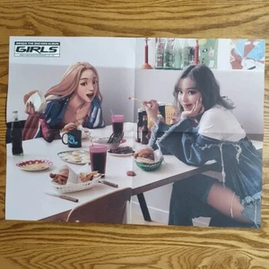 Póster Oficial de Invierno Plegado Aespa 2do Mini Álbum Niñas Kpop Genuino - Imagen 1 de 2