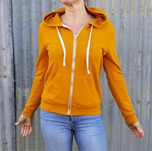 De las mujeres sudadera Casual amarillo mostaza + negro raya costura  Sudadera con capucha de manga larga Tops y pantalones largos de dos pieza  traje|Conjuntos de mujer| - AliExpress