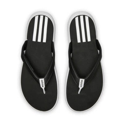 Nuevas chanclas Adidas originales para mujer COMFORT BLANCAS/NEGRAS FY8656 W 5 - 10 TOMAS Foto 1 de 4