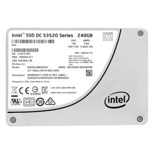 Disque Dur SSD Intel Dc S3520 240GB SATA III 2.5 " Pouces SSDSC2BB240G7 - Photo 1/4