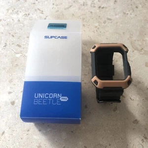 For Apple Watch 42mm Case Sport Band, SUPCASE Shockproof Protective (GOLD /ROSE) - Picture 1 of 4