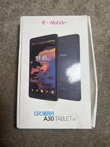OPEN BOX Alcatel A30 | 9024W | 16GB | 4G LTE | 8" Tablet | Black | T-Mobile - Picture 1 of 5