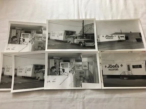 1967 Mobile Unit Hook's Drugs Pharmacy Truck &Trailer Black and White Photos - Picture 1 of 7