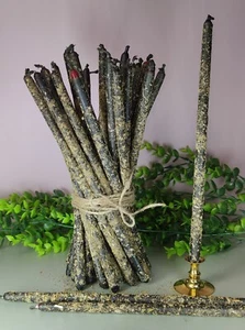 Reinigungs - Kerzen mit Kräutern – handgemacht, getaucht & gerollt bienenwachs - Bild 1 von 6