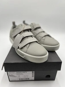 ECCO Soft 8 Strap Sneaker Donna Taglia 10-10.5 EU 41 Scarpe Pelle - Foto 1 di 12