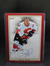 2005-06 Upper Deck Bee Hive Jarome Iginla Photo Graphs Auto #PG-JI Flames