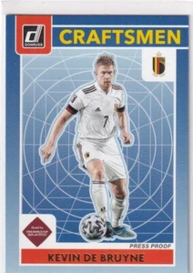 Panini Road Qatar 2021-22 Donruss Craftsmen No. 7 Kevin De Bruyne Press Proof - Bild 1 von 2
