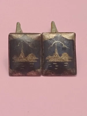 SIAM PLATA ESTERLINA TEMPLO GEMELOS TAILANDIA VINTAGE  Foto 1 de 4