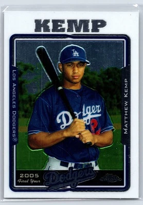 2005 Topps Chrome Updates & Highlights #UH169 Matthew Kemp First Year - Image 1 of 2