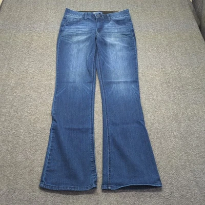 Democracy Jeans Womens 10 Blue Boot Cut Ab Solution Stretch Western Cowboy - Image 1 of 4