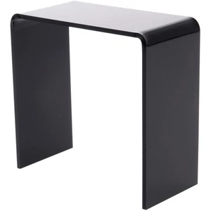Plymor Black Acrylic Vertical Rectangular Display Riser, 4" H x 4" W x 2" D - Picture 1 of 1