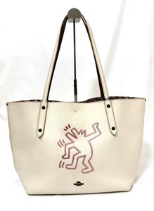 Coach x Keith Haring Bag Tote Bag Boutique Line 28646 Good Condition From Japan - Picture 1 of 20